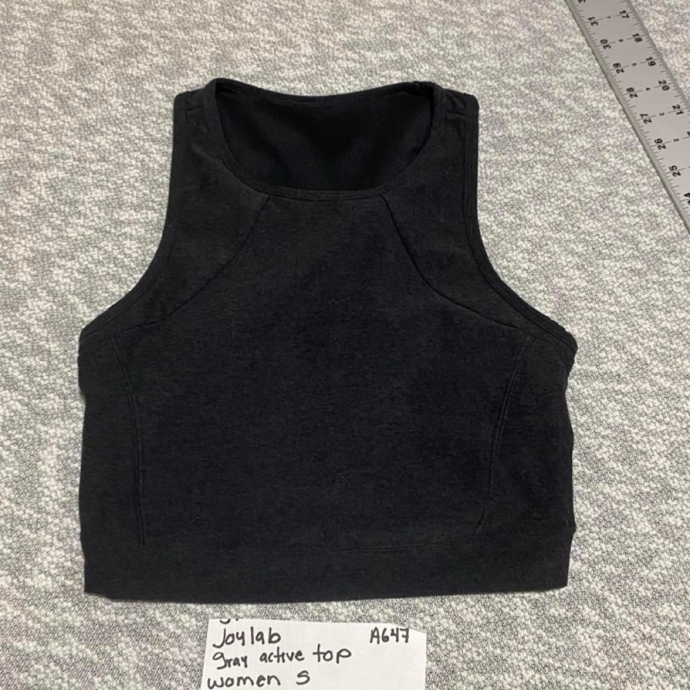 Black JoyLab active tank top in size S. SKU-A647#activewear
